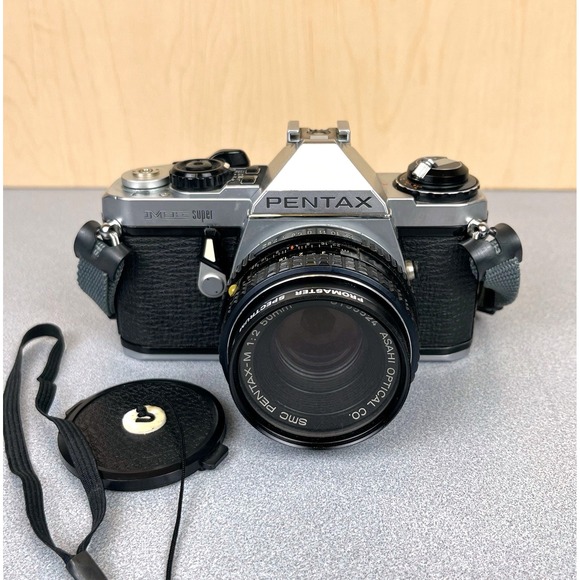 Pentax ME Super 35mm SLR Film Cameraw/SMC Pentax 50mm f2 Lens Bad Light Meter
